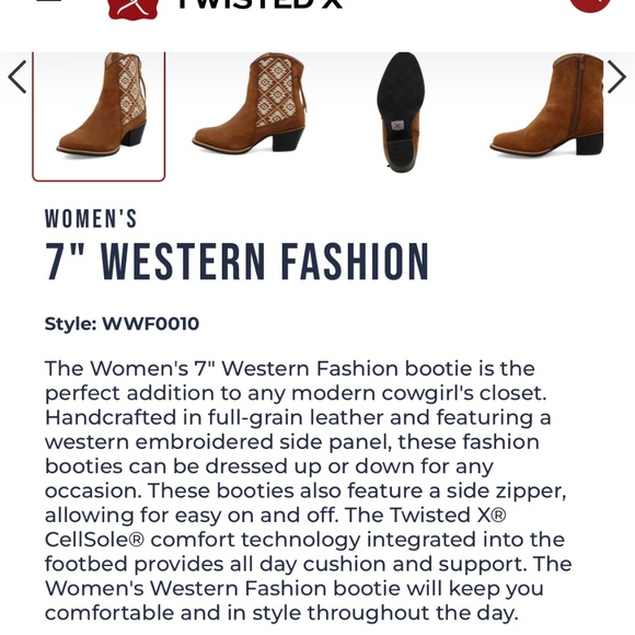 Twisted X Western Fashion Boots - Picture 8 of 8